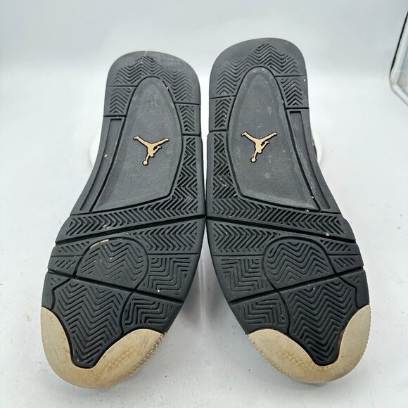 Nike Air Jordan 4 Retro Men Size 10.5 314254-003 Black Grey Mid Basketball Shoes - Picture 8 of 11